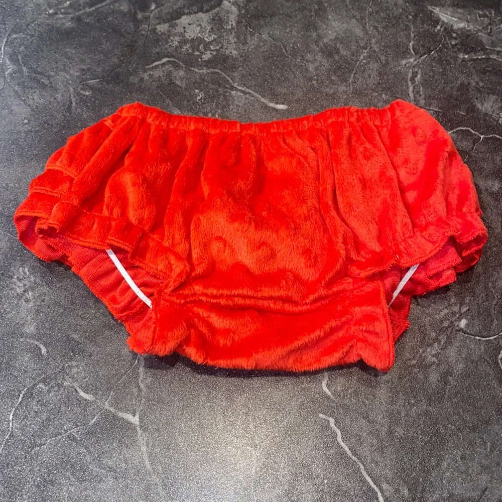 Minky Ruffle Butt Diaper Cover